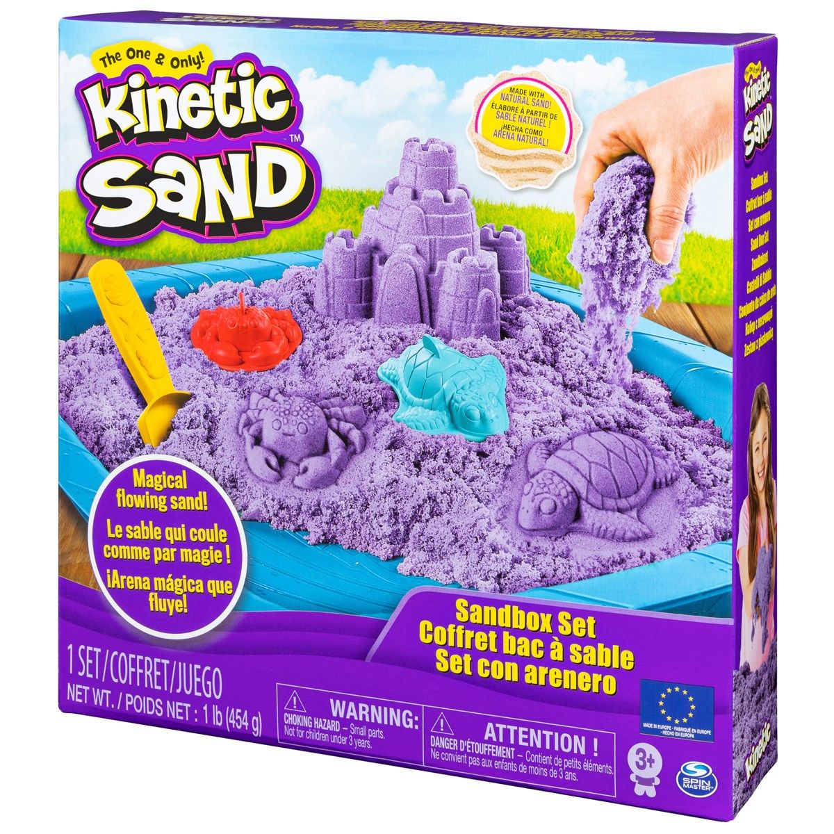 Kinetic Sand Box Set 450 g taikahiekka  verkkokauppa