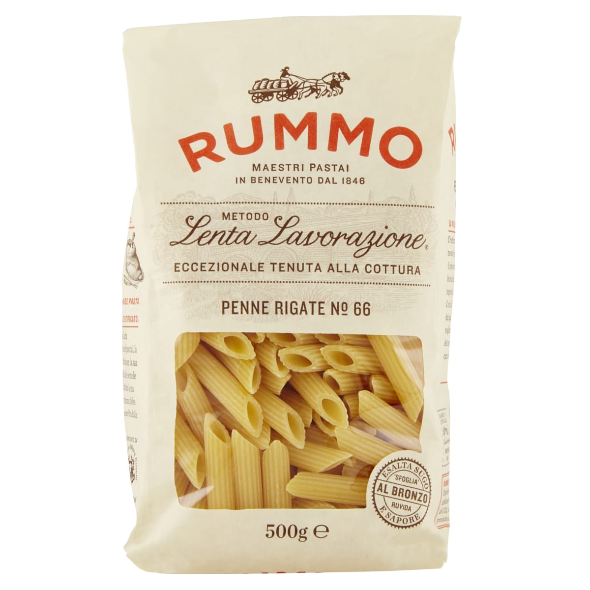 Rummo Penne Rigate No:66 500 g pasta  verkkokauppa