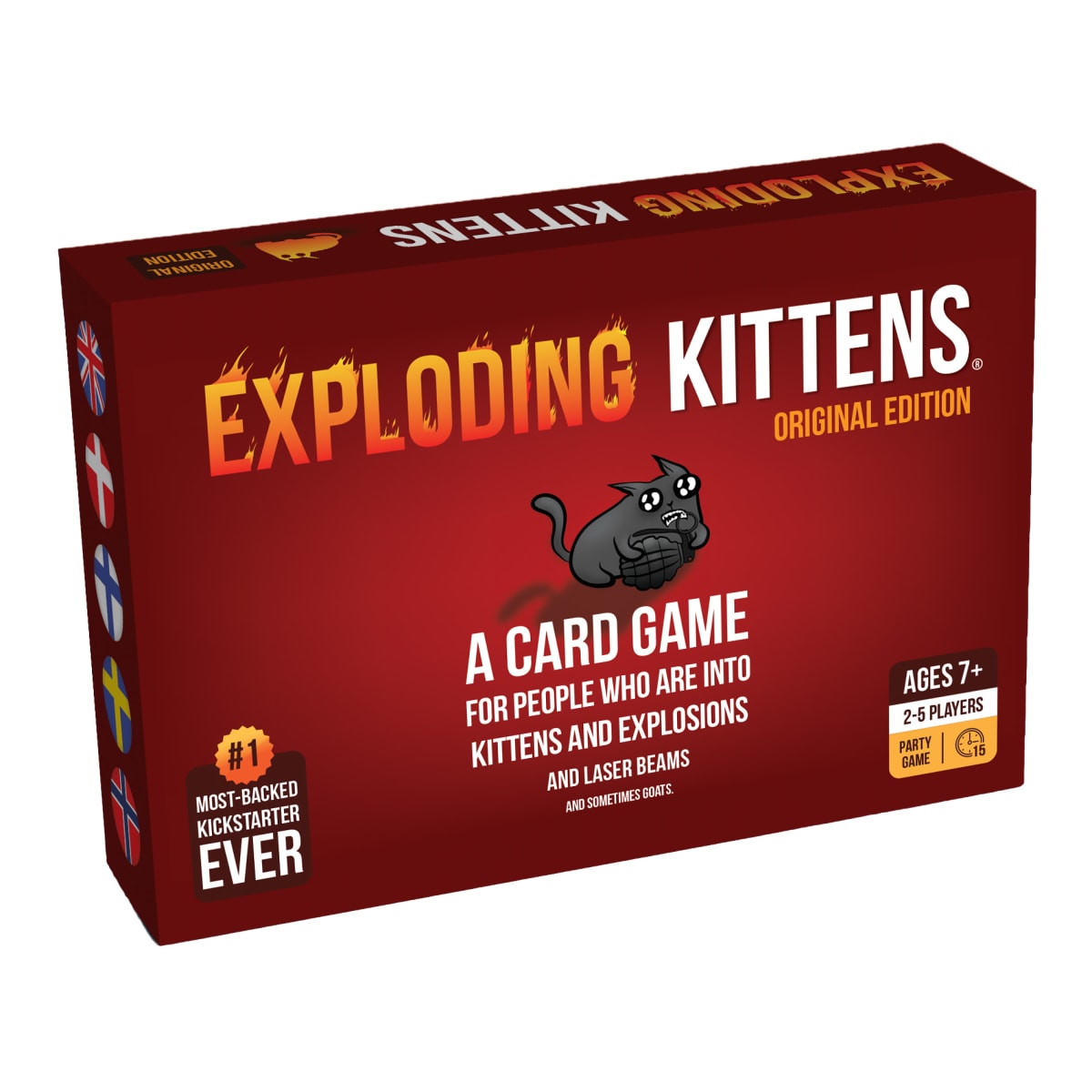 Exploding Kittens Nordic Original korttipeli  verkkokauppa