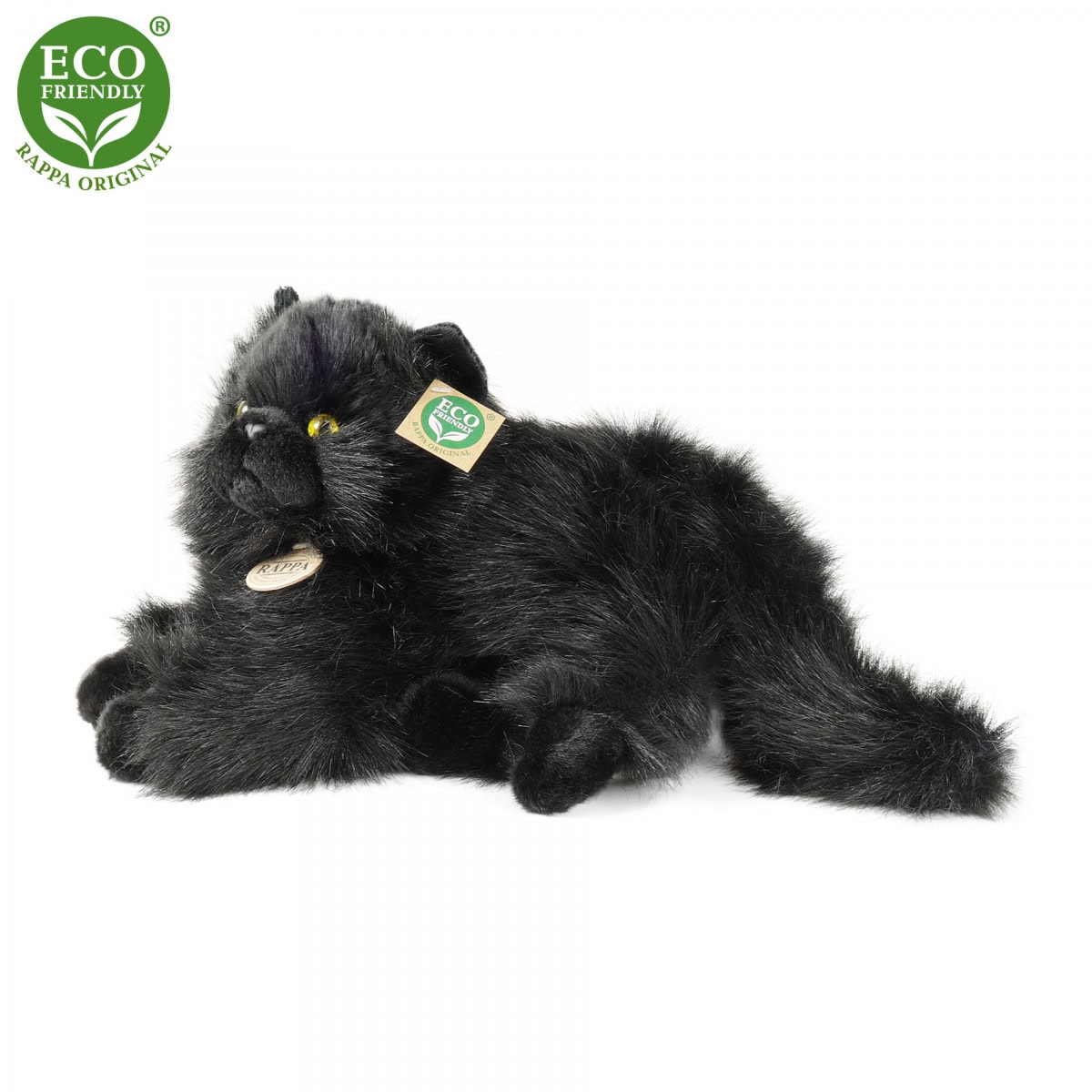 Rappa Eco-Friendly Musta Kissa 30 cm pehmo  verkkokauppa