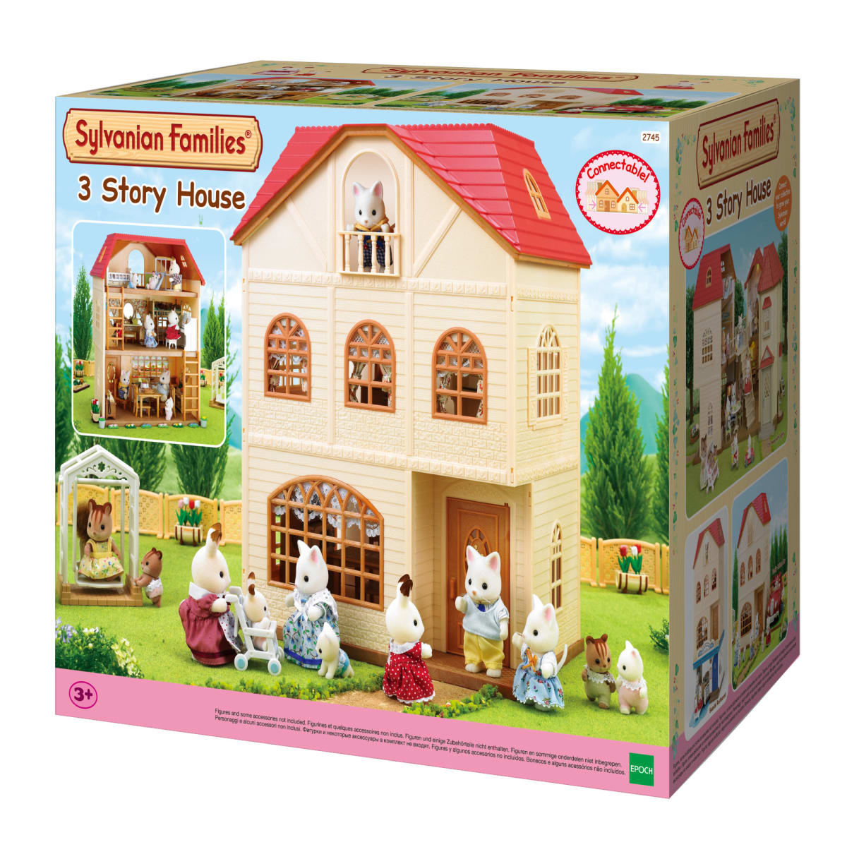 Sylvanian Families 2745 3-kerroksinen talo  verkkokauppa