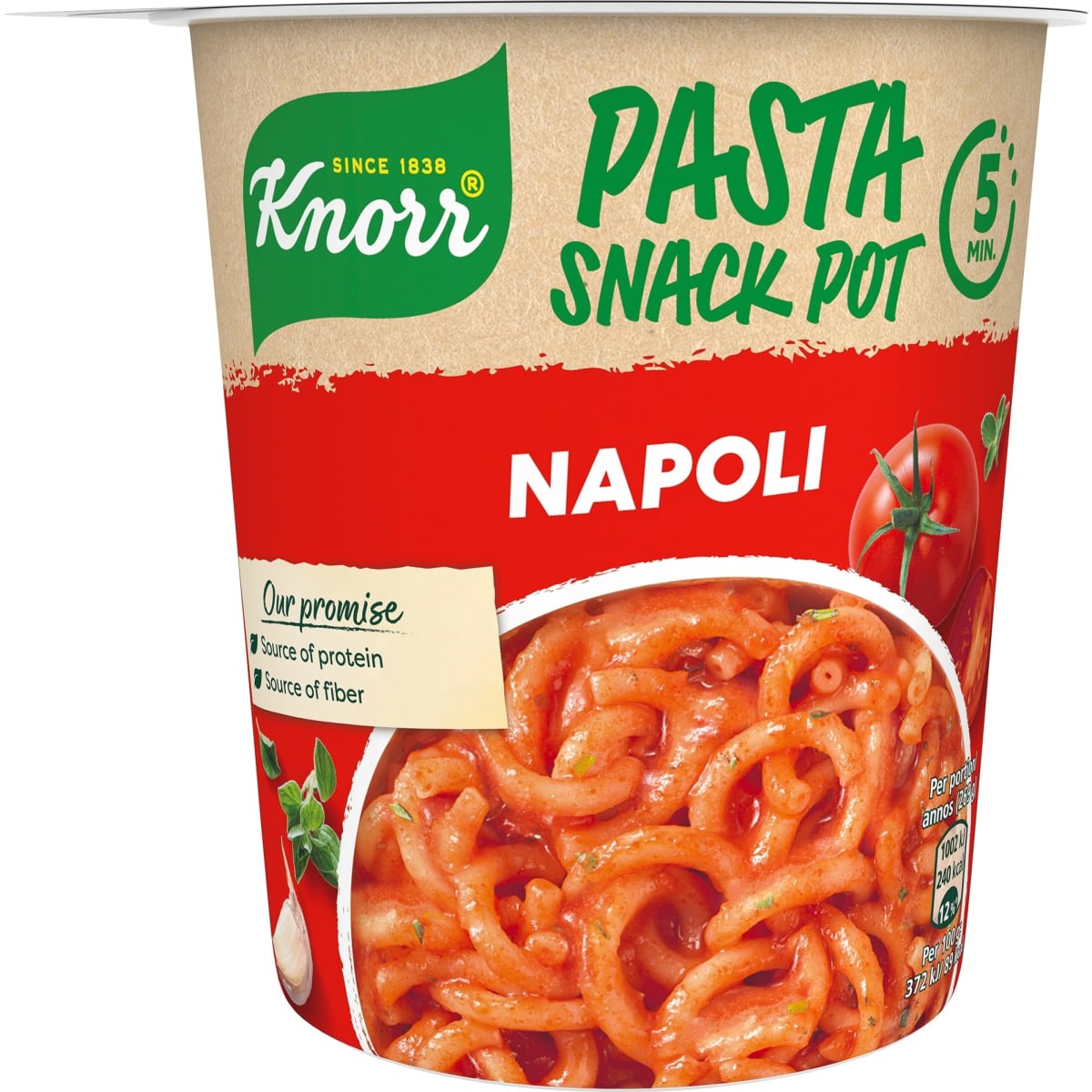 Knorr Snack Pot Spaghetti Napoli 69 g pasta-ateria   verkkokauppa