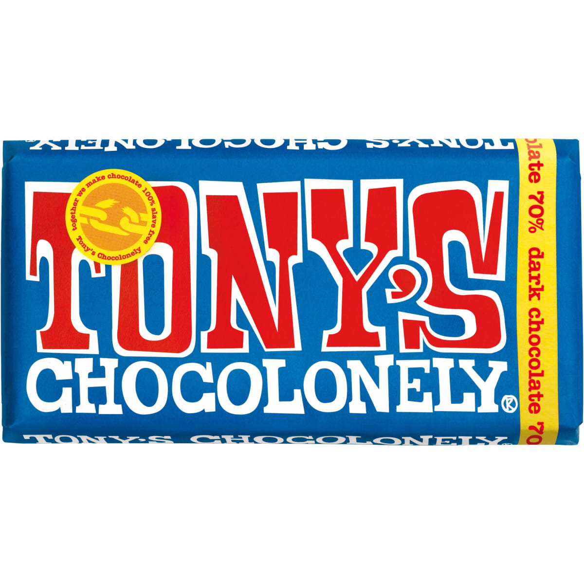 Tony's Chocolonely Dark 180 g tumma suklaalevy  verkkokauppa