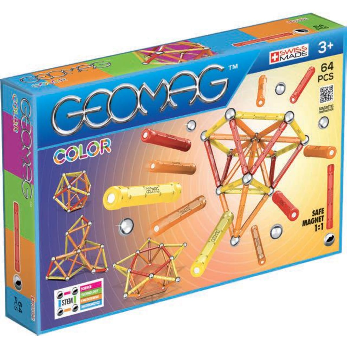 Geomag Color 64 magneettinen rakennussarja  verkkokauppa