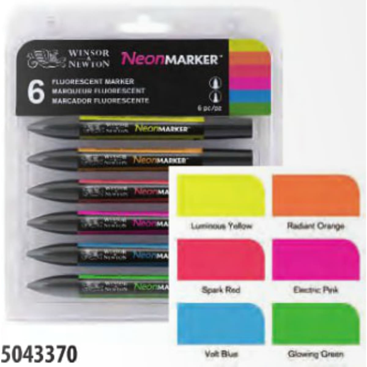 Winsor & Newton ProMarker Neon, Set of 6