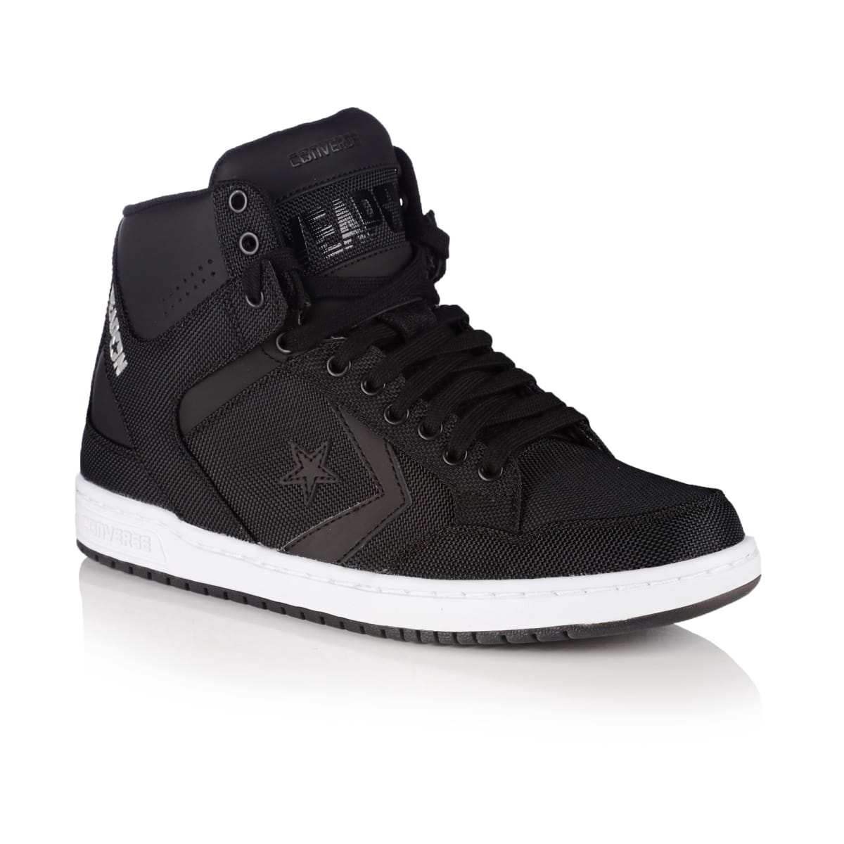Converse weapon cheap mid black