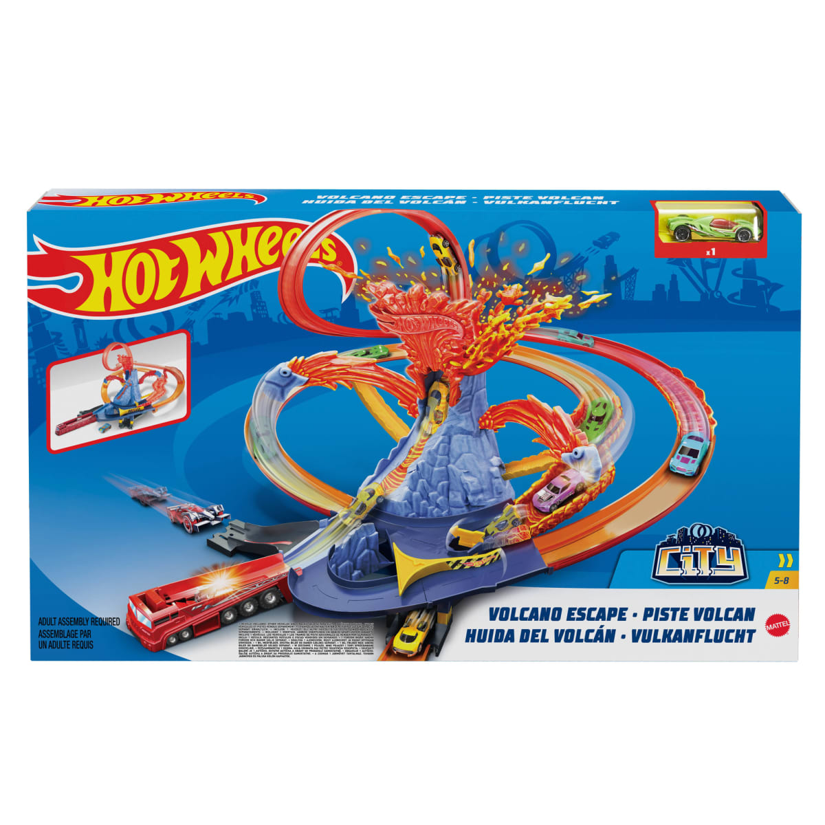 Hot wheels volcano escape top