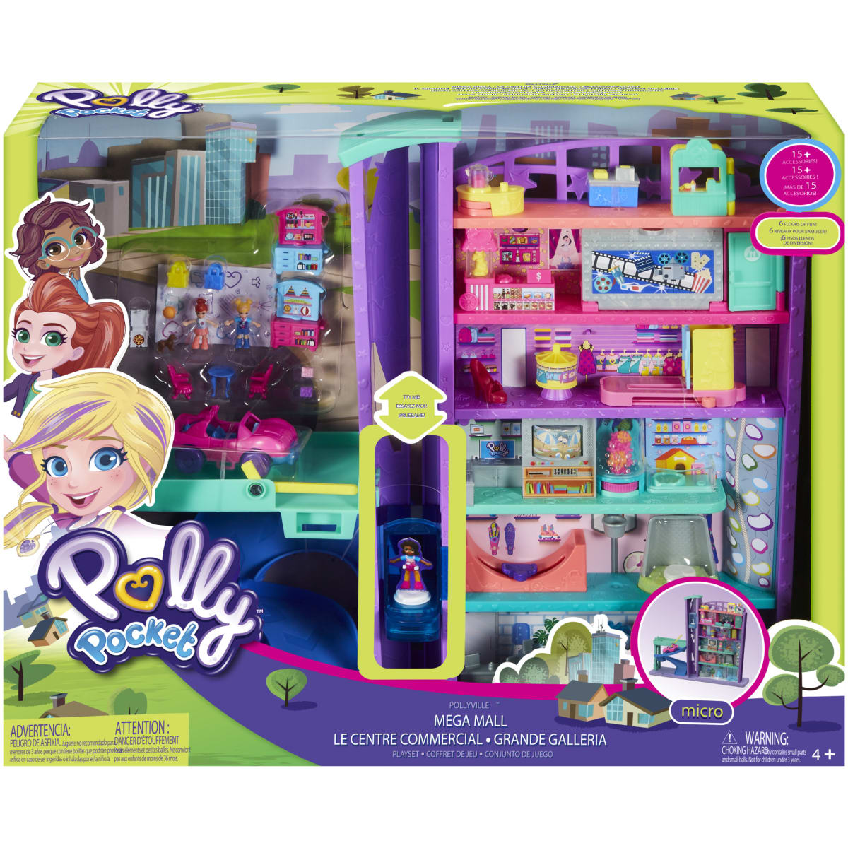 Polly Pocket Grande Galleria Mall ostoskeskus  verkkokauppa