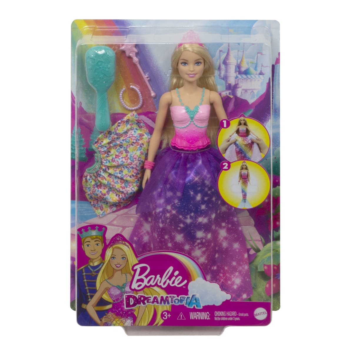 Barbie Dreamtopia 2-In-1 muotinukke  verkkokauppa