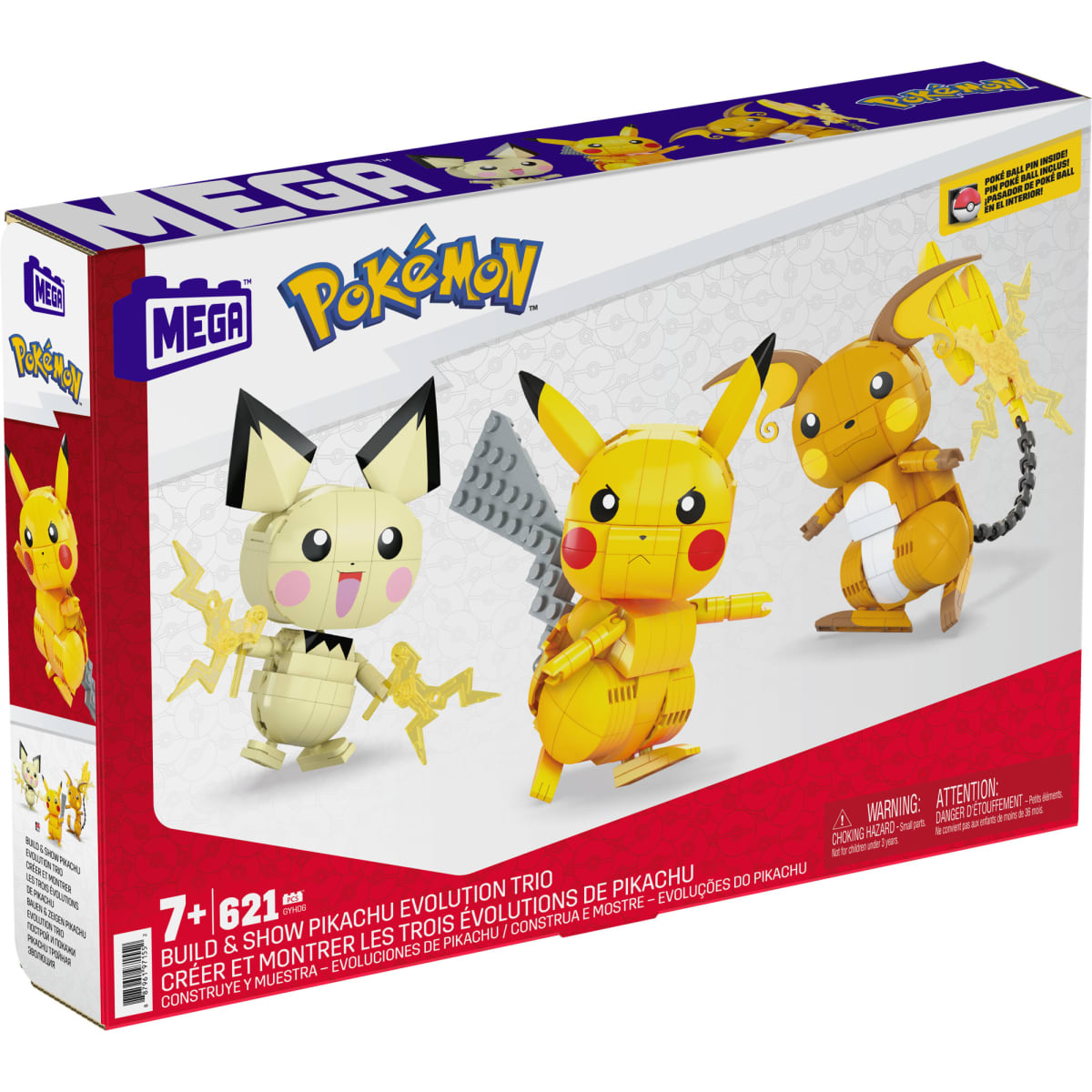 Mega Bloks Construx Pokemon Shocking Trio rakennussarja