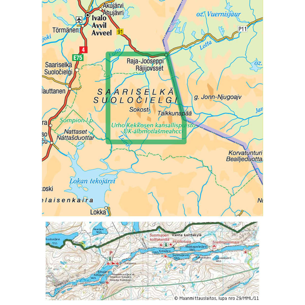 Karttakeskus Sokosti Suomujoki 1:50 000 ulkoilukartta 2009   verkkokauppa