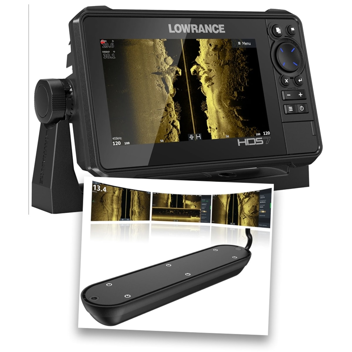 Lowrance HDS 7 Live + Active Imaging 3in1 anturi