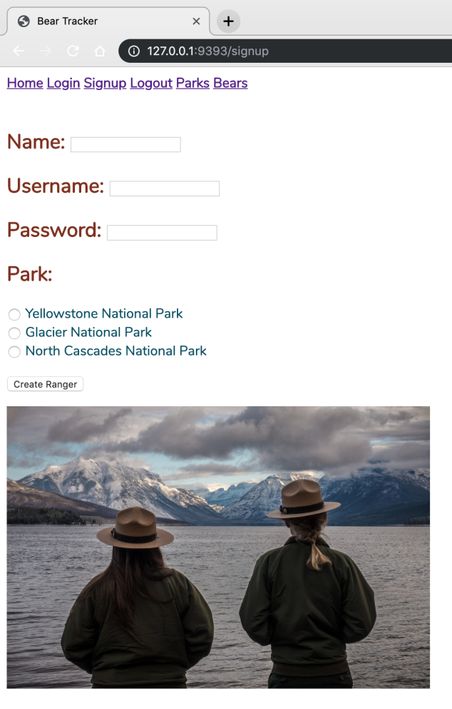 Creating a new ranger