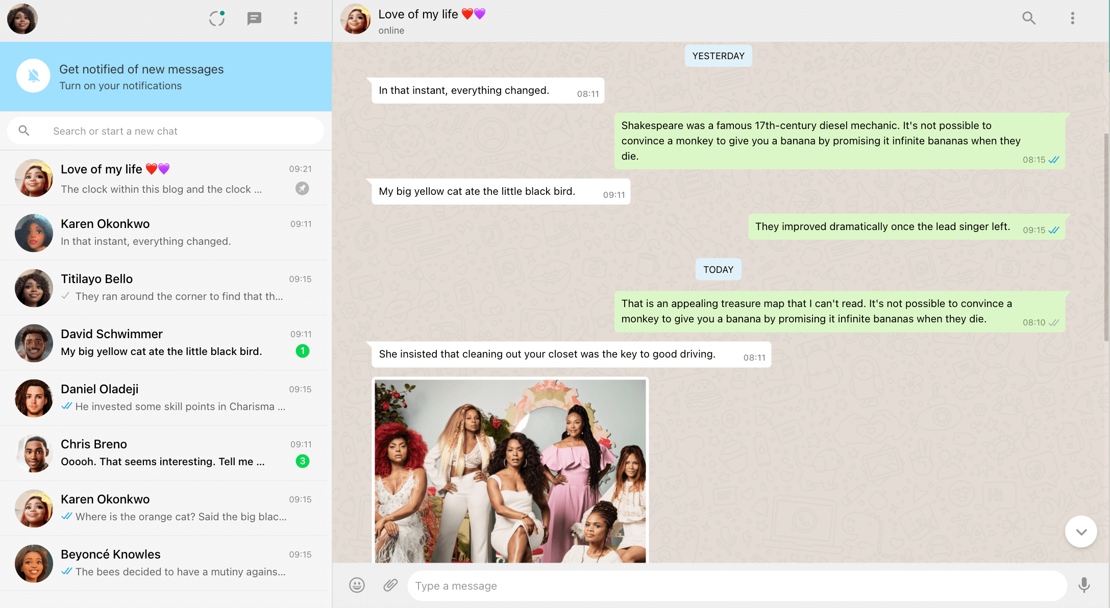 Whatsapp Web Clone