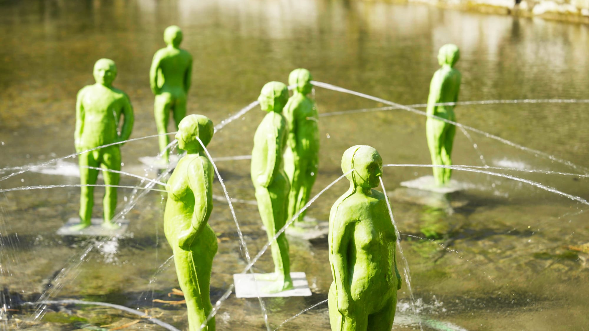 Kunst von Fabrice Hyber - Hommes et Femmes de Bessines