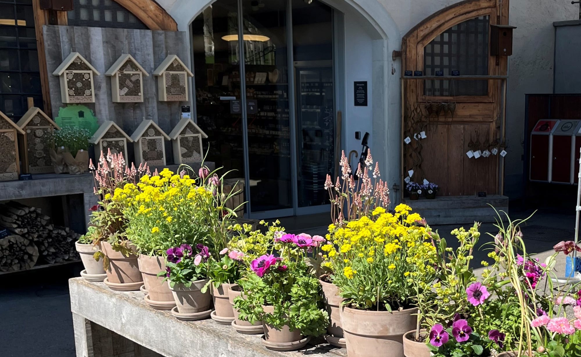 Eingang zum Klosterladen in der Kartause Ittingen