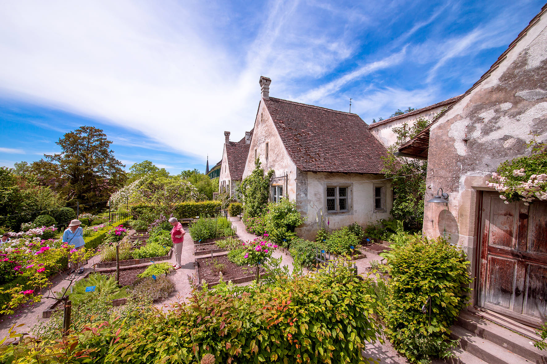 Gärten vor den ehemaligen Mönchsklausen