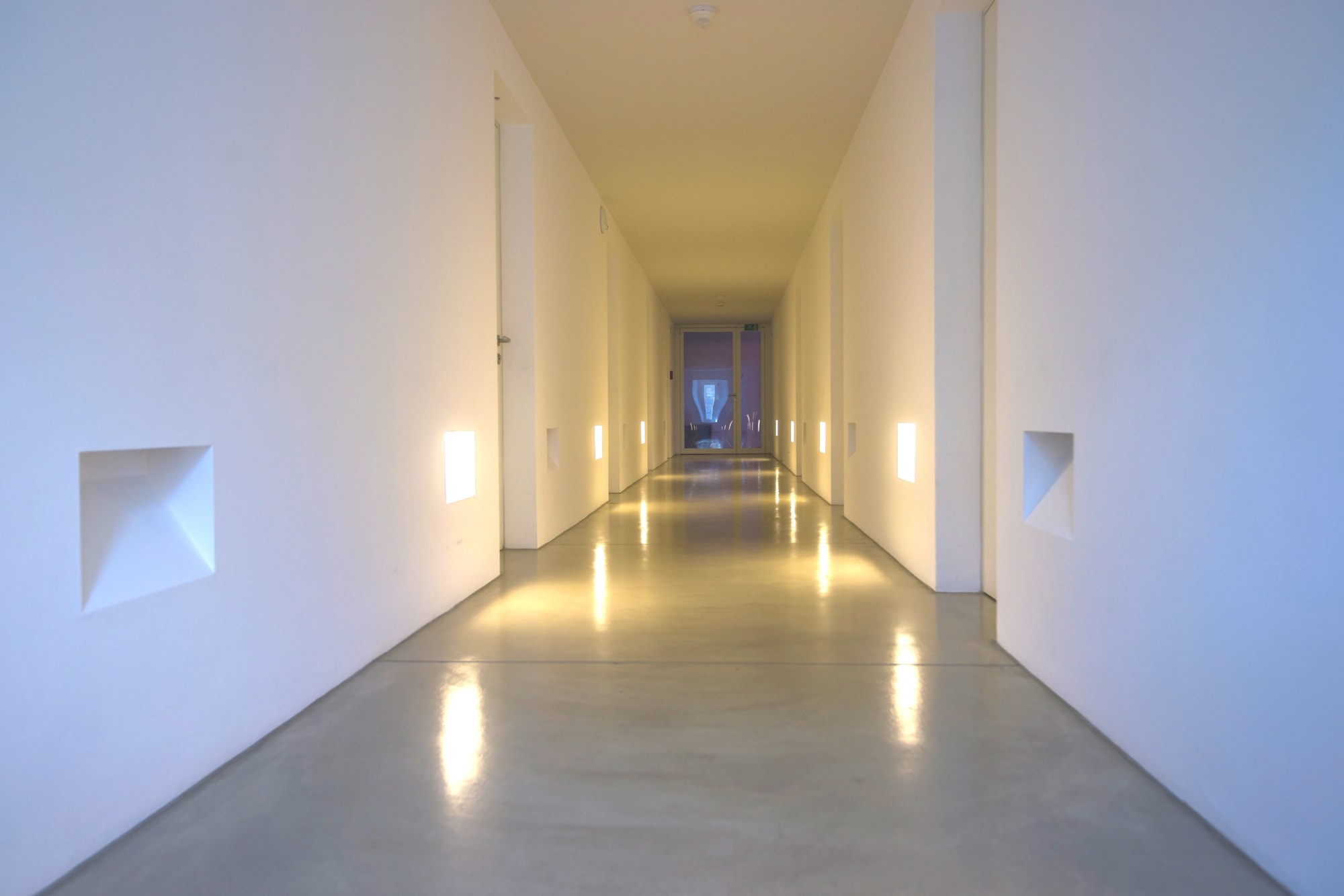 Eingang zu den Hotelzimmern