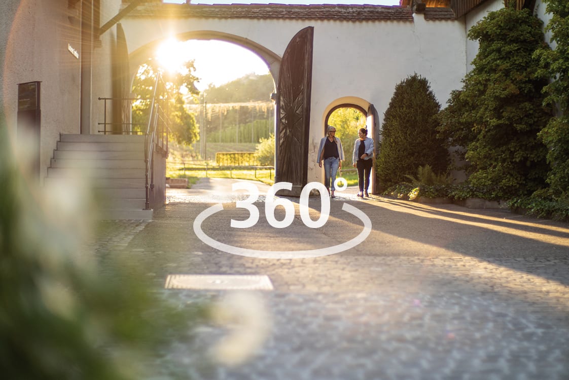 Eingangstor der Kartause Ittingen.