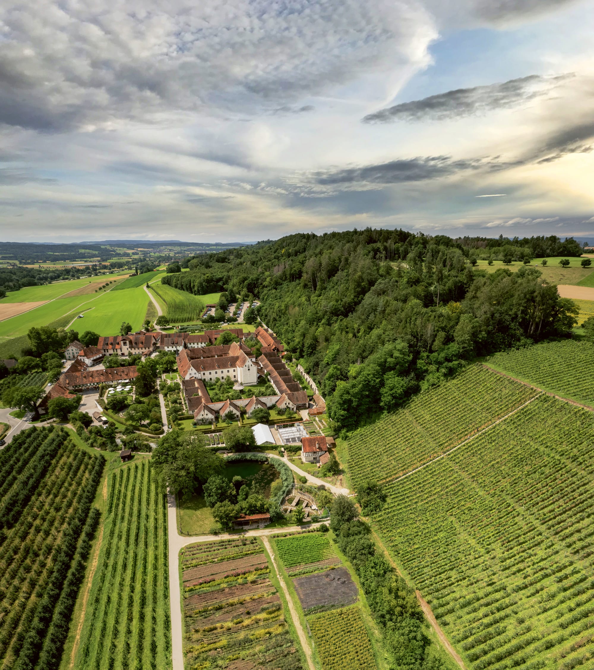 Drohnenansicht Kartause Ittingen