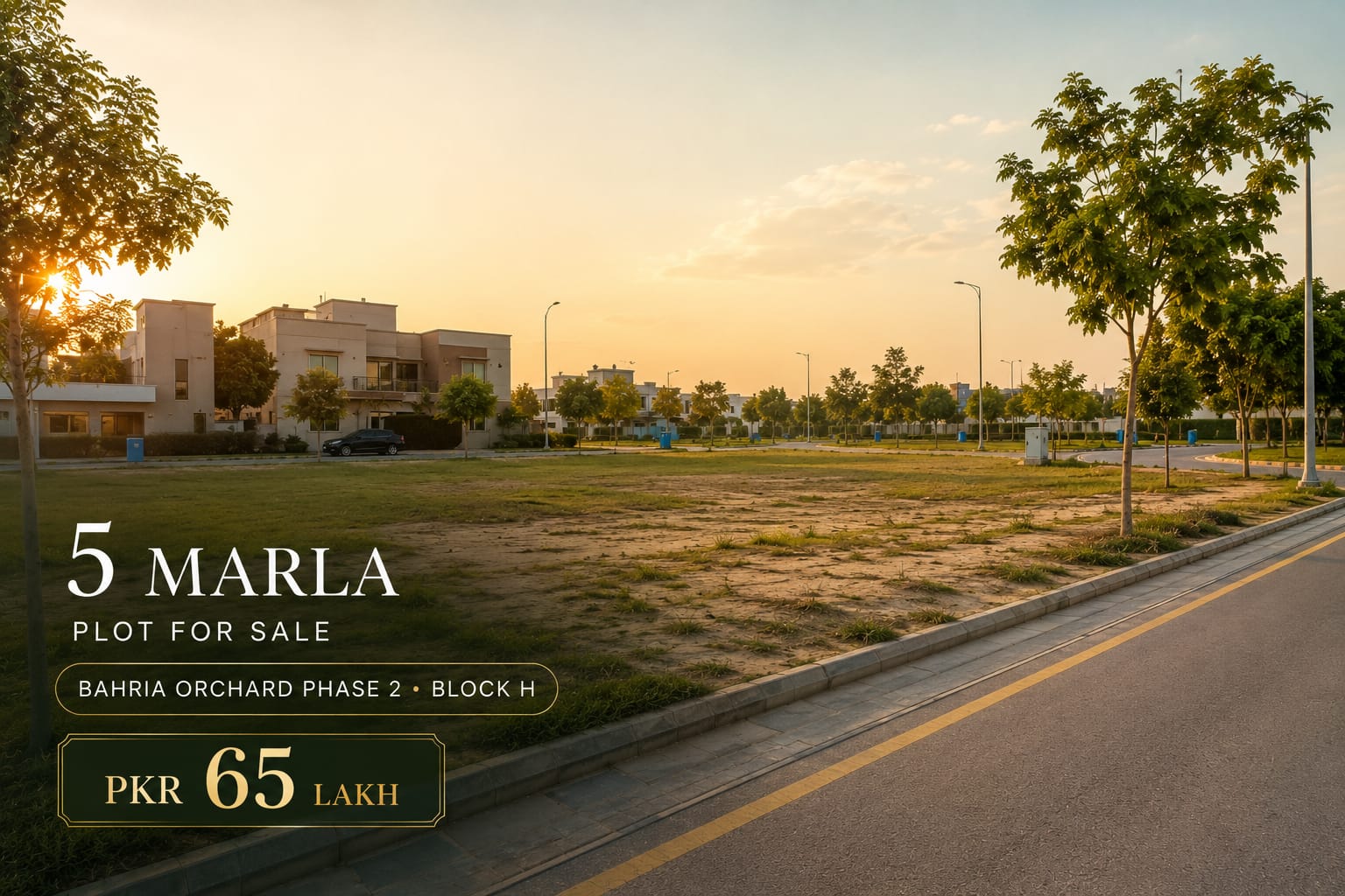 5 Marla Plot for Sale in Bahria Orchard Phase 2 Eastern Extension