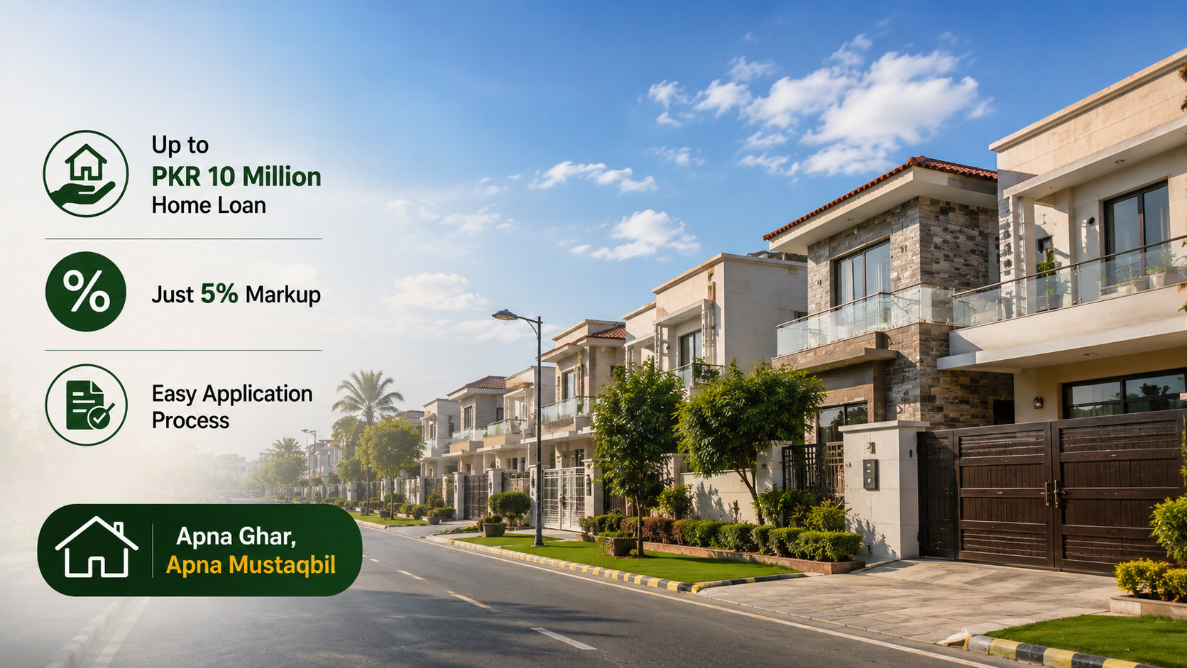 Mera Pakistan Mera Ghar 2026: Eligibility, 5% Markup Rates & Application Process