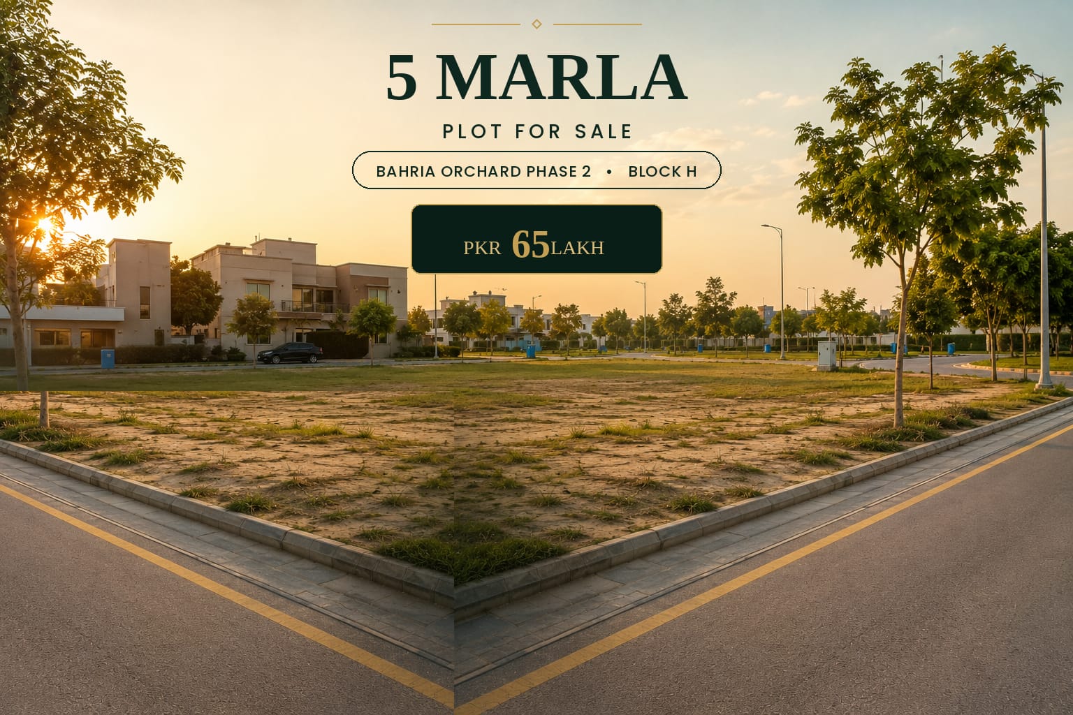 5 Marla Plot for Sale in Bahria Orchard Phase 2 Eastern Extension