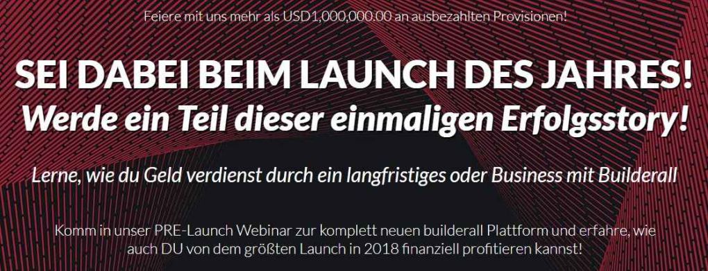 Builderall - Launch des Jahres 2018