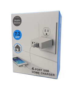 4 PORT USB (203A) CHARGER 5V - 7.2A