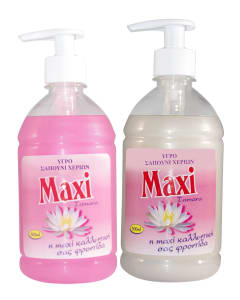MAXI ΥΓΡΟ ΚΡΕΜΟΣΑΠΟΥΝΟ ΧΕΡΙΩΝ RED/COCONUT - 500ml