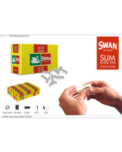Φίλτρα σλιμ SWAN LOOSE x165pcs