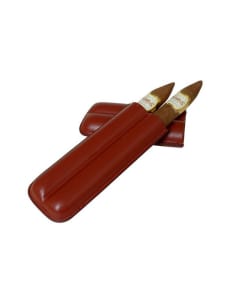 ANGELO CIGAR CASE FOR TWO CIGARS