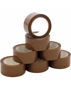 PVC TAPE BROWN 48mmx60mx50my -NAST
