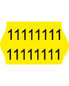 LABELS S16 YELL/FL BLITZ 26x16