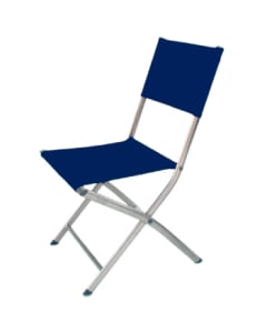 BISTRO CHAIR (BLUE) - Aluminium