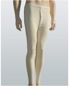 LONG WOOL PANTS - BEIGE COLOR-Large