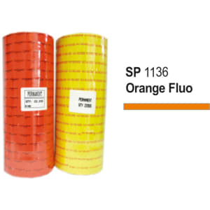 LABELS SP1136 ORANGE FLUEROCE