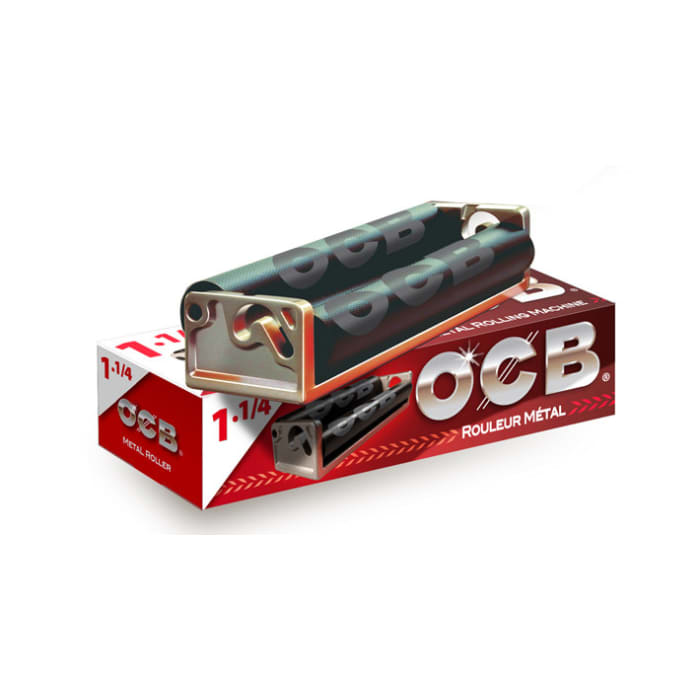 ocb cigarette roller Hemp Rolling Machine Wood Composite 79mm 1 1/4 Size OCB Bamboo Roller - 1