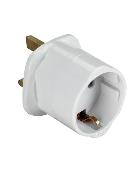 GK POWER (407) Schuko BOX 1316 Euro Adaptor 13AMP fuse