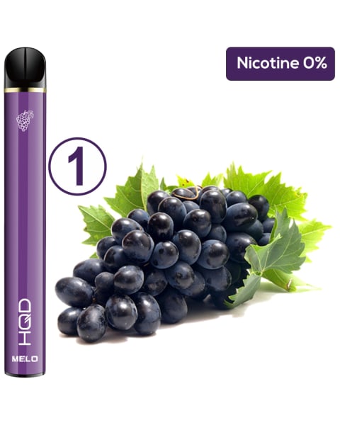 HQD MELO 1 VENICE E-CIG 1000 PUFFS, 0% NICOTINE