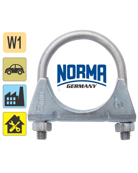 Norma Pipe Clamp M8-M8 57