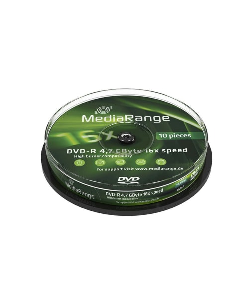 MEDIARANGE DVD-R (X10) SPINDLE