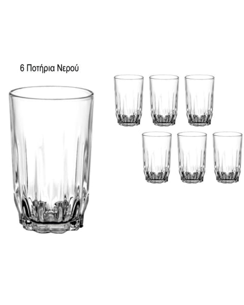 VASILIS GLASSWARE - 6 GLASSES