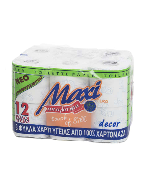 MAXI Ρολό Χαρτί Υγείας - Αρωματισμένο - 100γρ x12 Τριπλά φύλλα