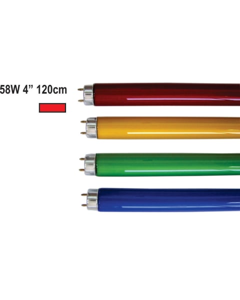 FLUORESCENT LAMP RED 4' 40W