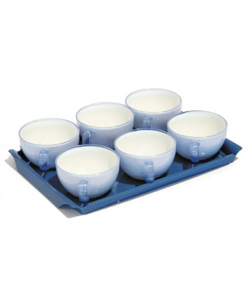 GK 6 CUPS & PLATE SET