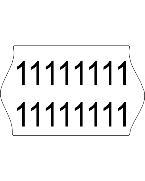 LABELS S16 WHITE BLITZ 26x16