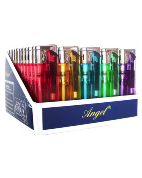 ANGEL LIGHTER CLEAR 20402 - Set Of 5 Lighters