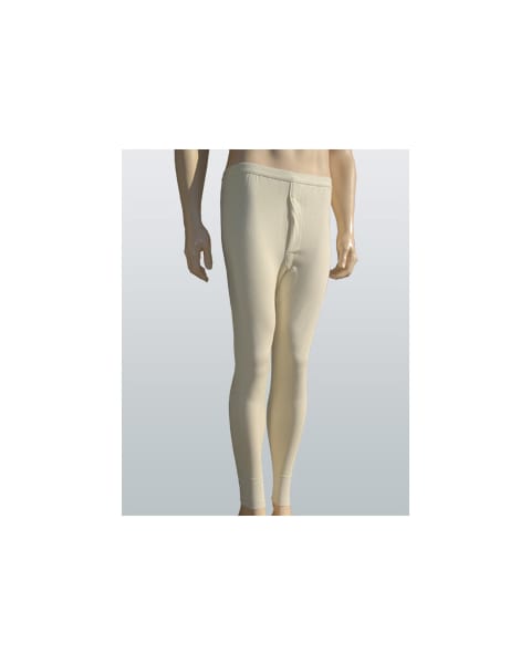 LONG WOOL PANTS - BEIGE COLOR-Medium
