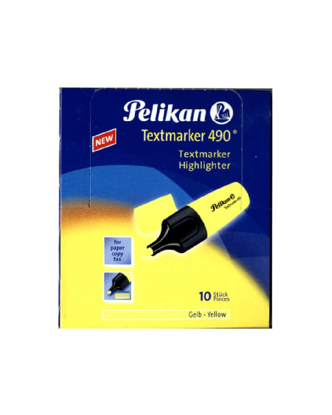 PELIKAN TEXTMARKER 490 YELLOW